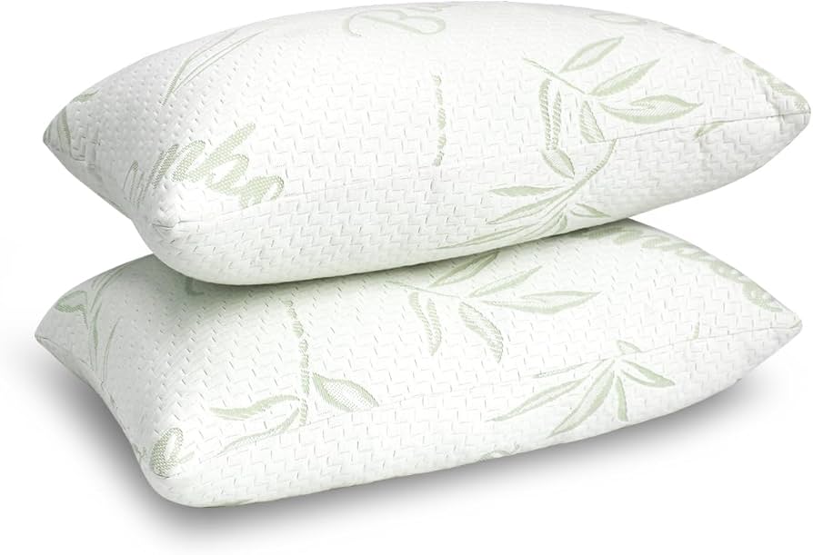 Viral Bamboo Memory Foam Pillows - Ultimate Sleep Comfort